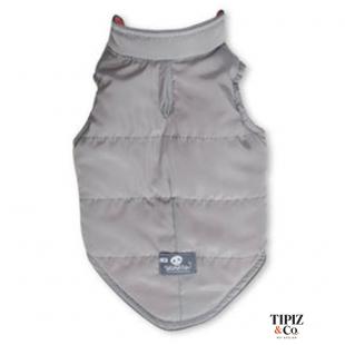 Chaleco gris borde reflectivo forro curuba